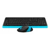 Клавиатура + мышь A4Tech Fstyler FG1010 клав:черный/синий мышь:черный/синий USB беспроводная Multimedia (FG1010 BLUE) Клавиатура + мышь A4Tech Fstyler FG1010 клав:черный/синий мышь:черный/синий USB беспроводная Multimedia (FG1010 BLUE)